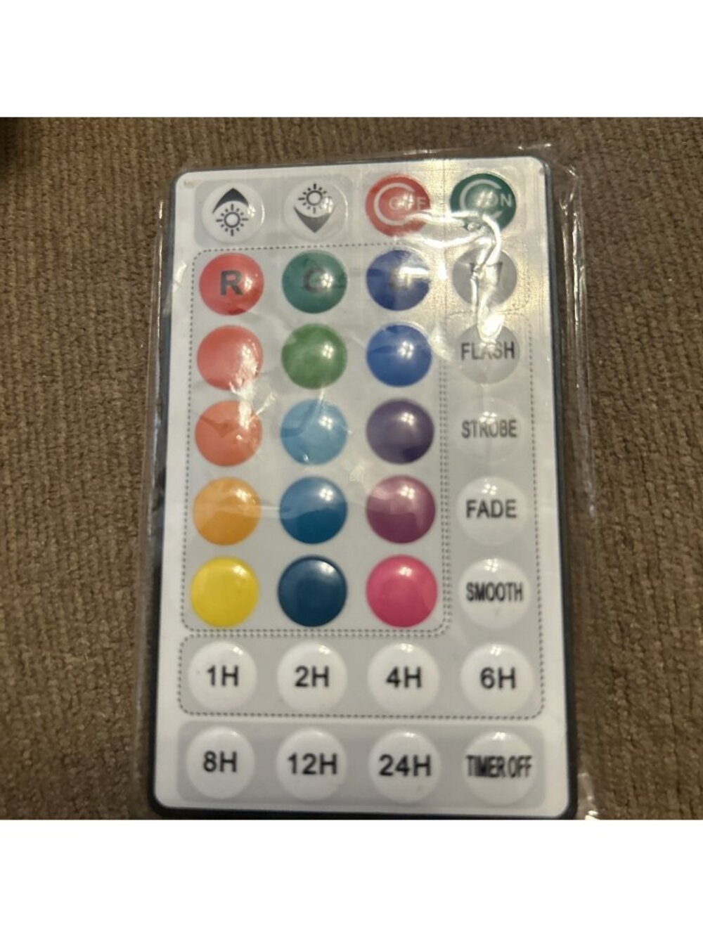 Remote Control for RGB Color Changing LED Lights REMOTE ONLY Brand New